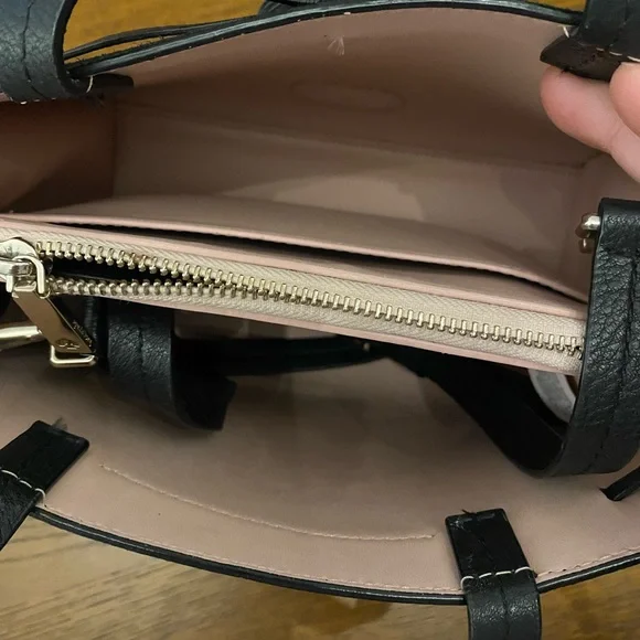 Kate Spade Black Suede Tote with Tassels - Picture 7 of 10